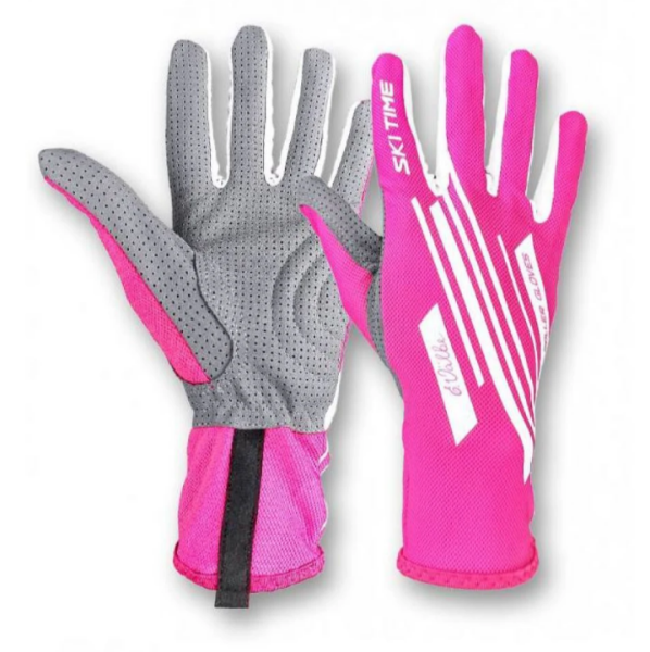 Перчатки SKI TIME Race pink