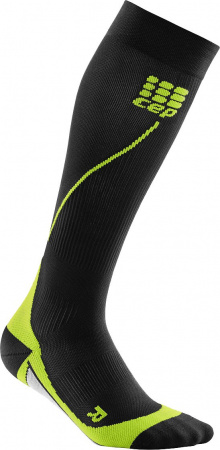 Гольфы Cep Run Socks 2.0 men чер/зел WP55-L-3-4000