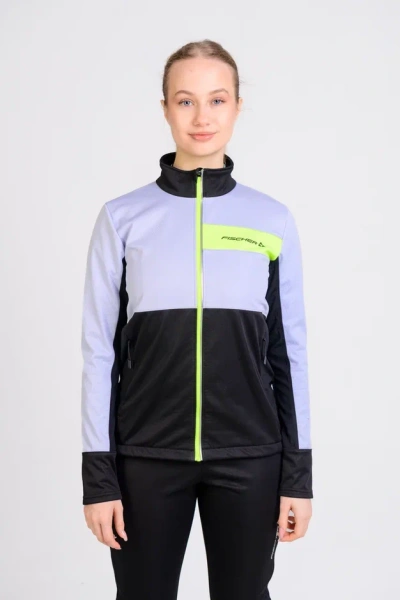 Куртка Fischer Softshell Warm Wmn (черно-сер.)