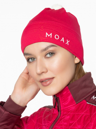 Шапка MOAX Tauri Stretch брусничный OS