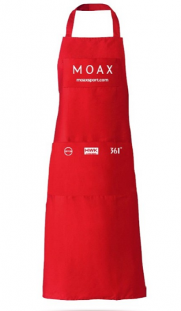 Фартук для сервиса MOAX (красный)