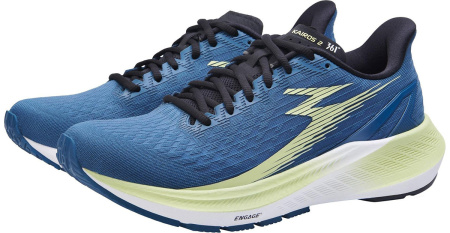 Кроссовки 361 KAIROS 2 синий/лаймовый Y2401-6774