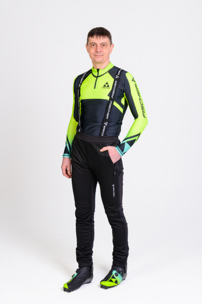 Брюки разминочные Fischer Softshell Warm Men (черн.) GR8296-100