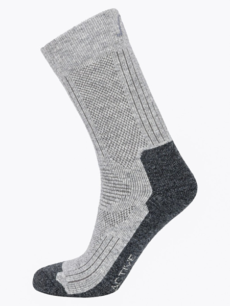 Носки MOAX Active WARM Merino (серый меланж-уголь)