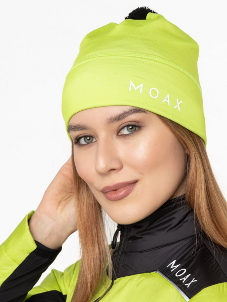 Шапка MOAX Tauri Stretch лайм OS