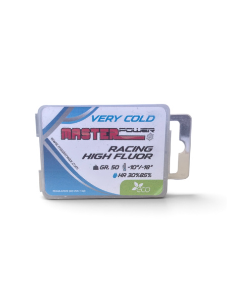 Парафин MASTER WAX Racing High Fluor VERY COLD (-10/...-18) 50гр. RVCOL06001