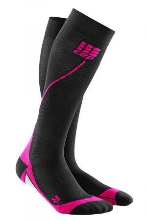 Гольфы Cep Run Socks 2.0 wmn черн/роз WP45-K-3-2000