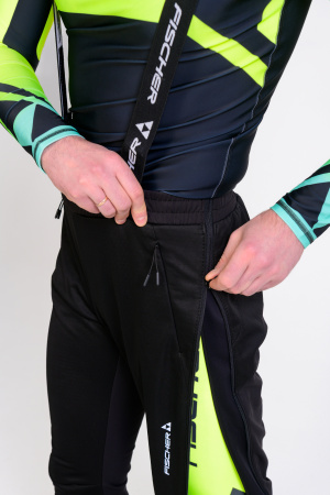Брюки разминочные Fischer Softshell Warm Men (черн.) GR8296-100
