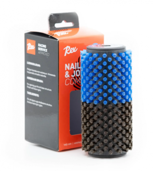 Щетка роторная REX COMBI soft nylon+horse hair, 140 мм 6233