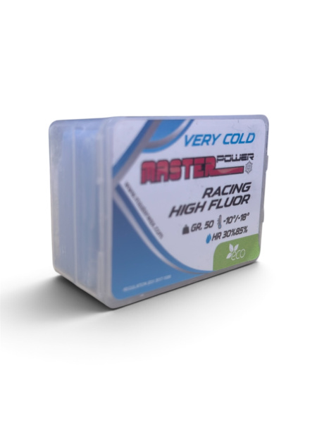 Парафин MASTER WAX Racing High Fluor VERY COLD (-10/...-18) 50гр. RVCOL06001