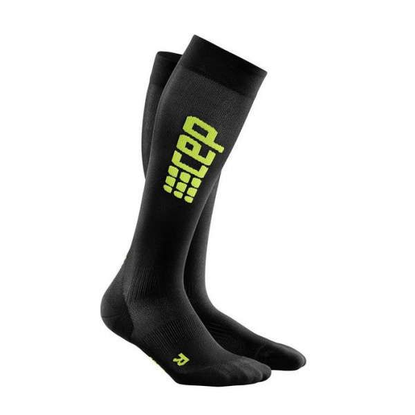 Гольфы Cep Run Socks 2.0 wmn чер/зел WP45-L-C-2000