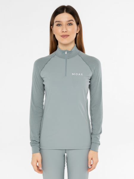 Термобелье MOAX RACE WIND LS WMN серо-зеленый