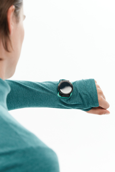 Лонгслив Bivium "Разминка 2.0" Сине-зеленый