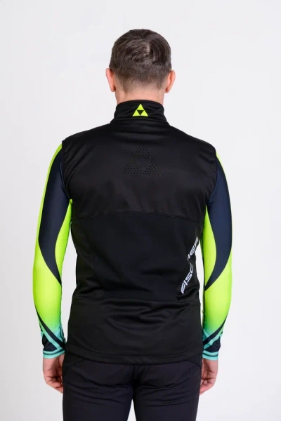 Жилет Fischer Softshell Warm MEN (черно/лим) GR8300-113