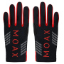 Перчатки для л/роллеров MOAX Speed 2.0 черный/крас