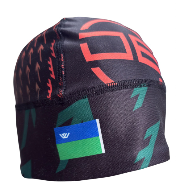 Шапка DE "ЮГРА 2026" гоночная черная