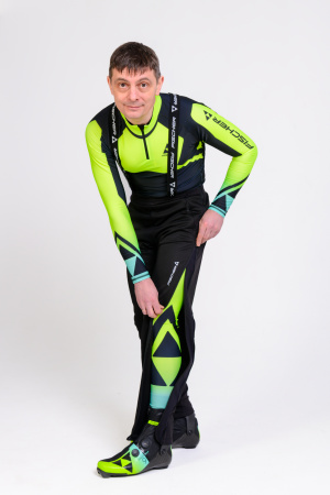 Брюки разминочные Fischer Softshell Warm Men (черн.) GR8296-100