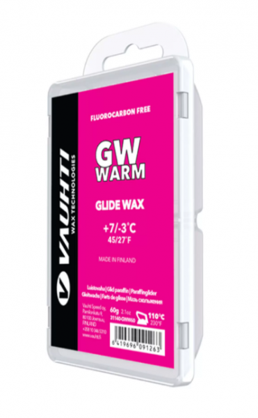 Парафин VAUHTI GW WARM (+7/-3) 60 гр. EV325-GWWA60