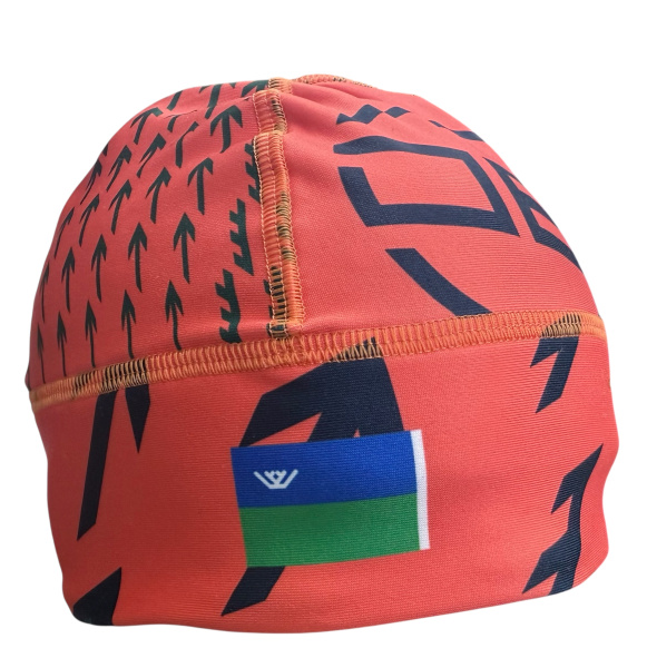 Шапка DE "ЮГРА 2026" разминочная оранжевая