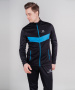 Разминочный костюм Nordski BASE Black/Blue NSM810170/NSM304100