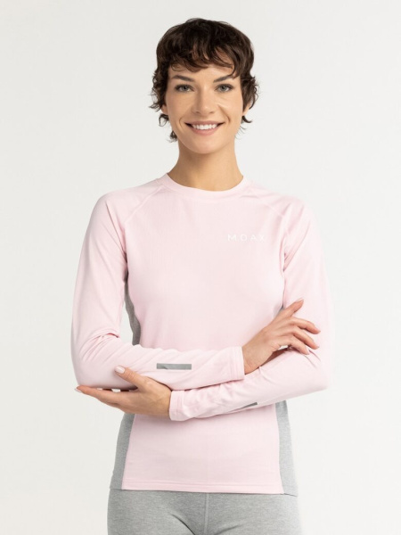 Термофутболка MOAX Comfort Warm LS WMN розовый MX114080-92809