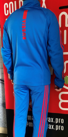 Костюм разминочный Adidas Blue Rus