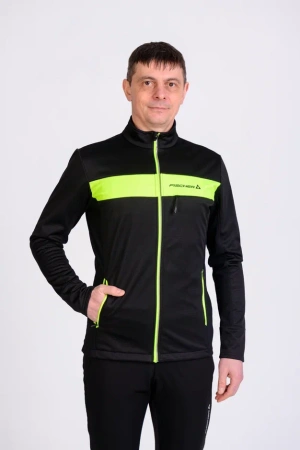 Кофта Fischer Softshell Warm Jr (черн/лим) GR8298-113