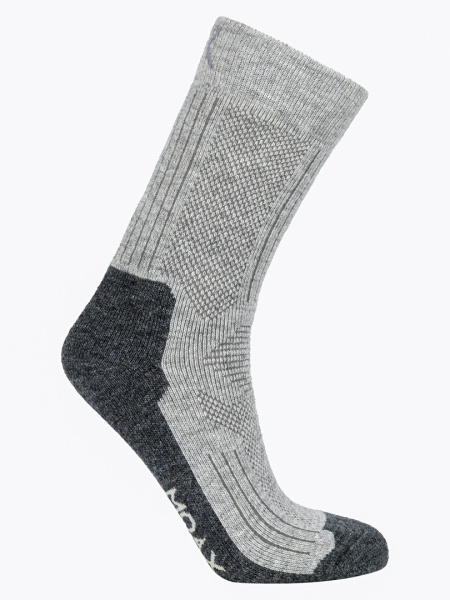 Носки MOAX Active WARM Merino (серый меланж-уголь)