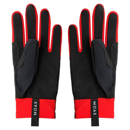 Перчатки для л/роллеров MOAX Speed 2.0 черный/крас