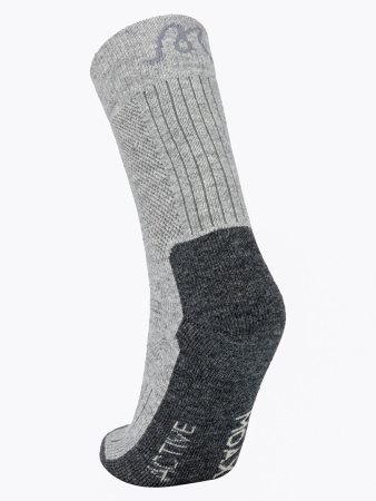 Носки MOAX Active WARM Merino (серый меланж-уголь)