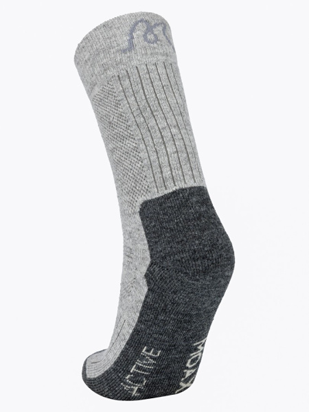 Носки MOAX Active WARM Merino (серый меланж-уголь)