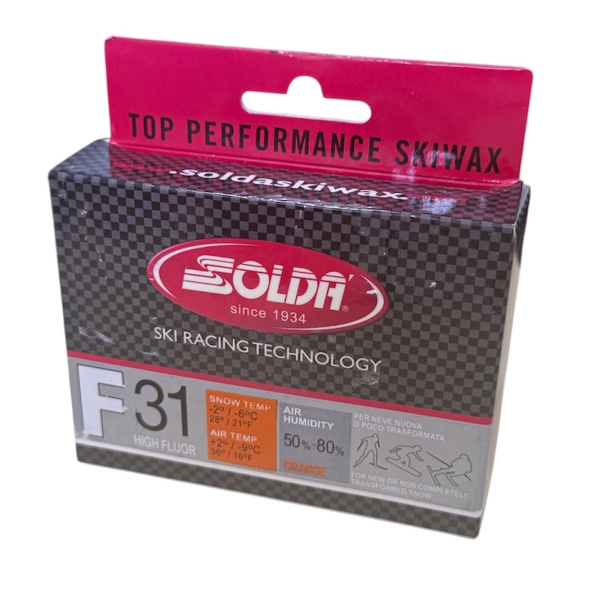 Парафин  высокофт.SOLDA F31 orange(+2-9)60 гр.нов 31OR