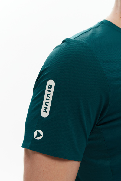 Футболка Bivium "Тайм 2.0" Сине-зеленая