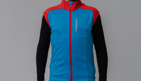 Жилет разминочный Nordski Premium JR Blue/Red NSJ440879