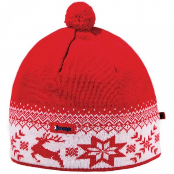 Шапка KAMA  AW01-104 Red (One size)