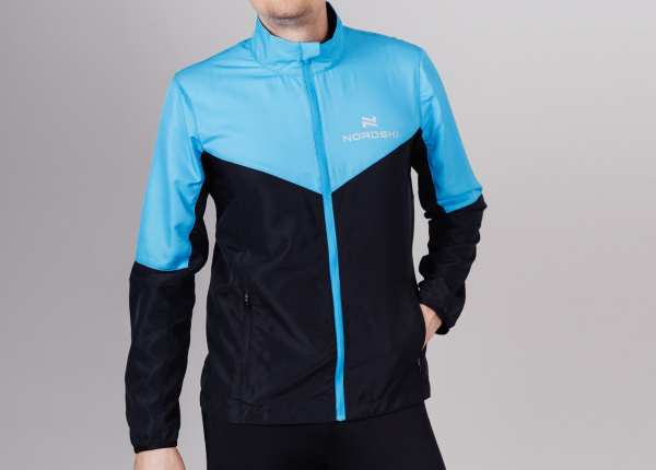 Ветровка Nordski Sport Light Blue/Black NSM278170